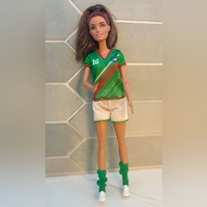 Mattel Careers Soccor Barbie Doll